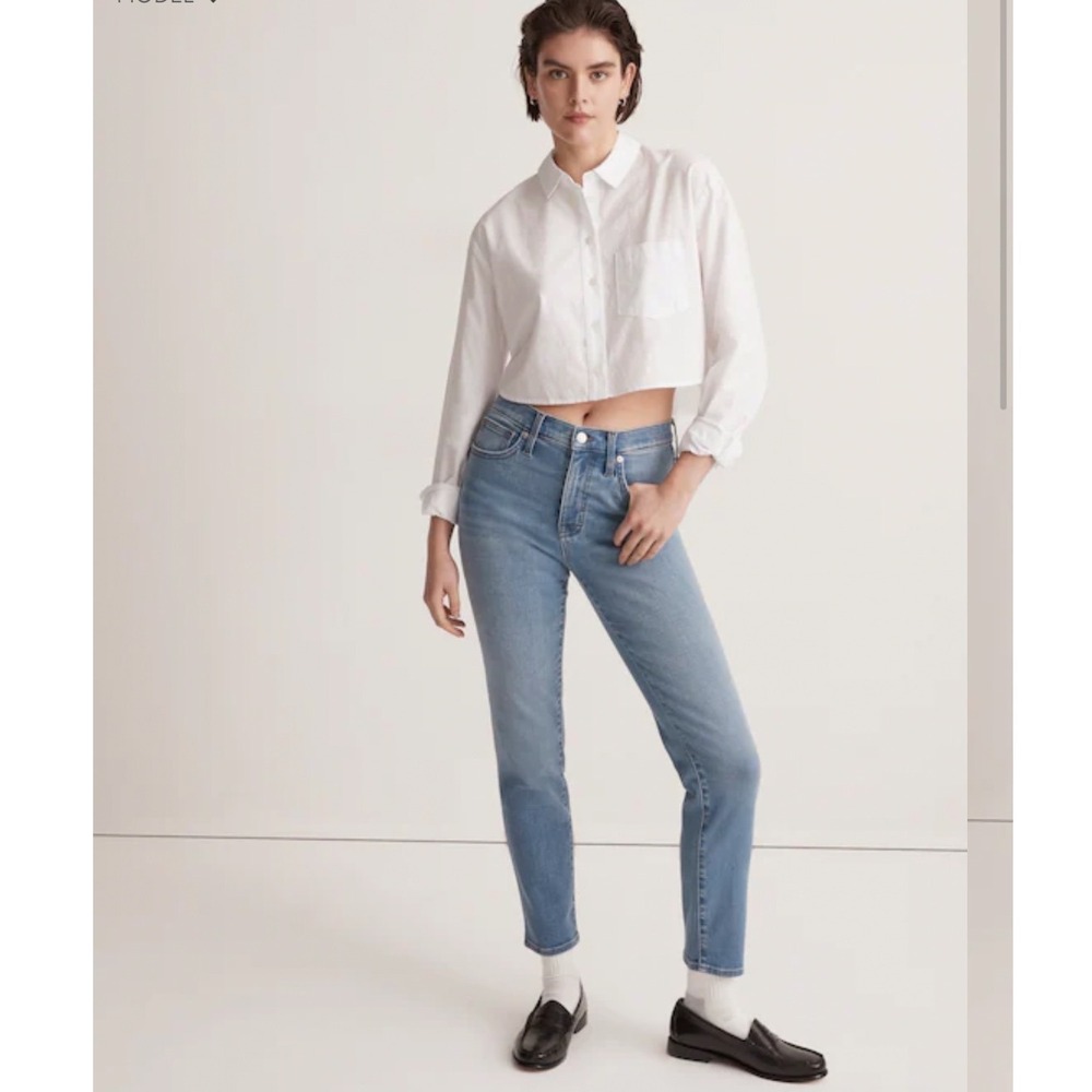 Madewell Mid-Rise Stovepipe Jeans 30